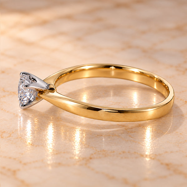 Lumina – 0.54ct Lab-Grown Diamond Solitaire Engagement Ring