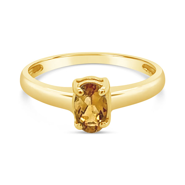 9ct Yellow Gold Citrine Ring