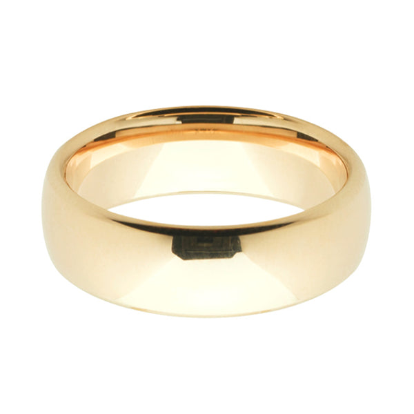 Deluxe Weight 9ct Yellow Gold Gents 7mm Polished Wedding Band