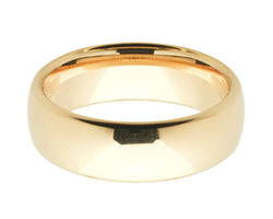 Deluxe Weight 9ct Yellow Gold Gents 7mm Polished Wedding Band