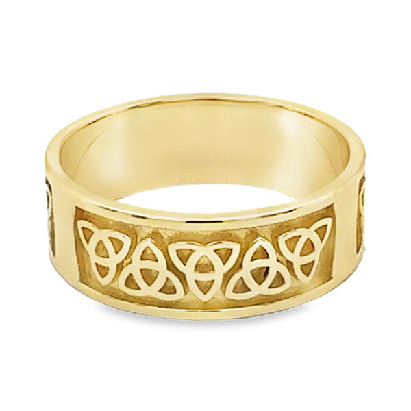 9ct Yellow Gold Celtic Triquetra Knot Wedder