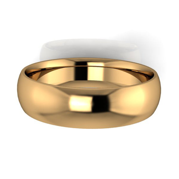 Deluxe Weight 18ct Yellow Gold Gents 5mm Polished Wedding Band