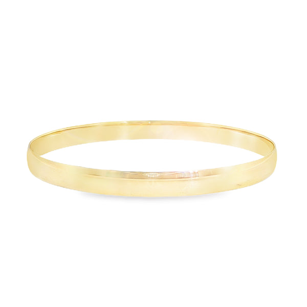 CLASSIC 9ct Yellow Gold 6mm Golf Bangle