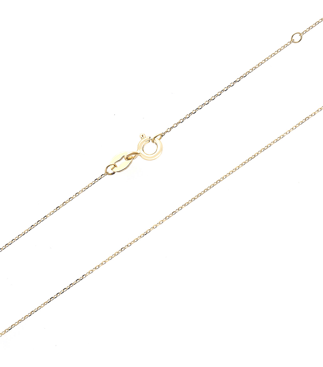 9ct Yellow Gold Fine Cable Chain