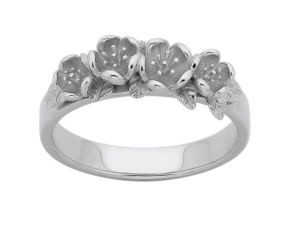 Karen Walker Sterling Silver Wreath Ring - Size M