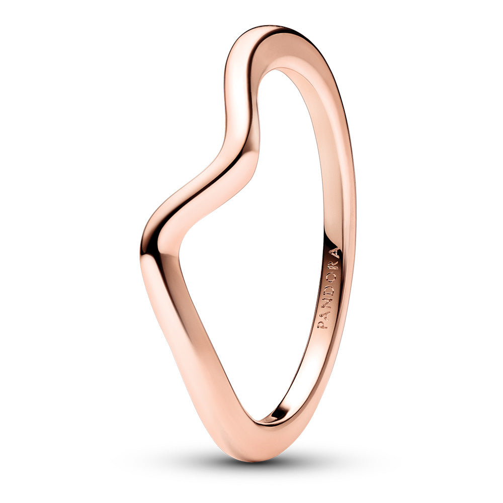 Wave 14K Rose Gold-Plated Ring