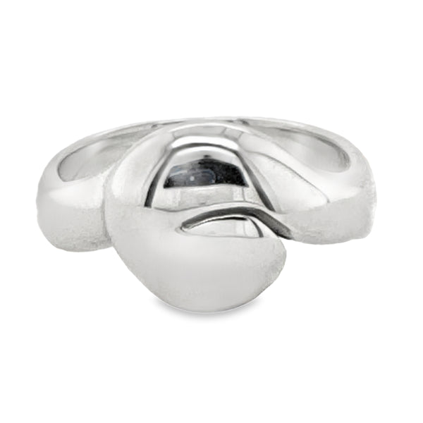 Sterling Silver Koru Ring (Size O) WHENUA