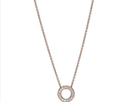 Pandora Rose Pave Logo Collier Necklace