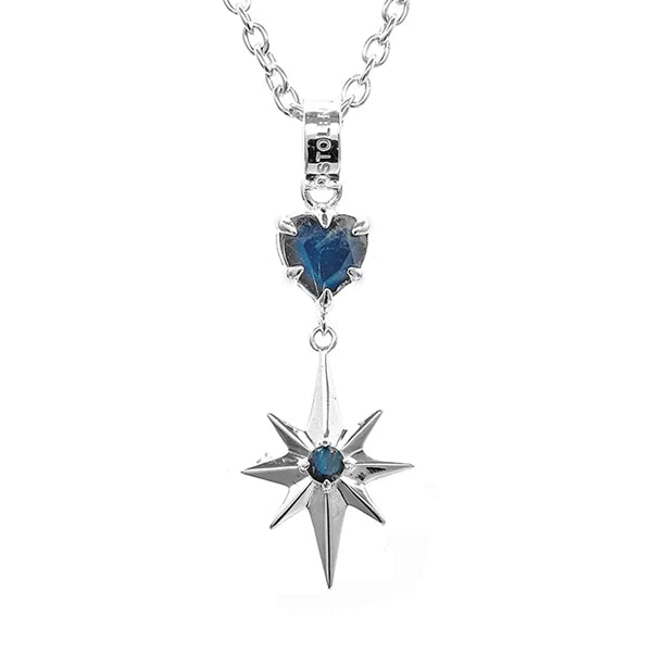 Sterling Silver Necklace North Star Necklace From The Patriot Heart North  Star Necklace