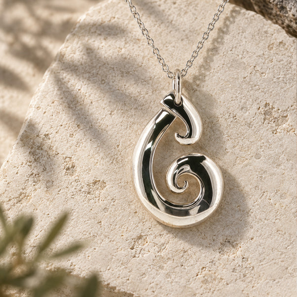Whenua — Tūrangawaewae Pendant - Sterling Silver