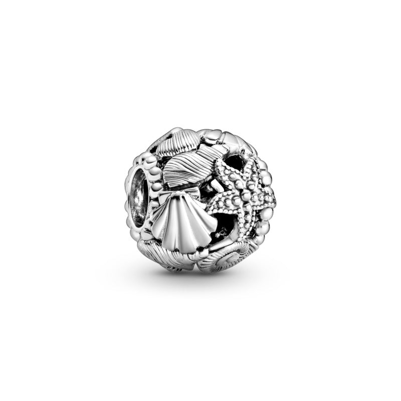 Pandora Starfish, Shells And Hearts Charm