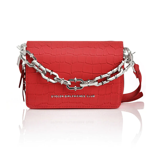 Little Trouble Bag Cherry Leather