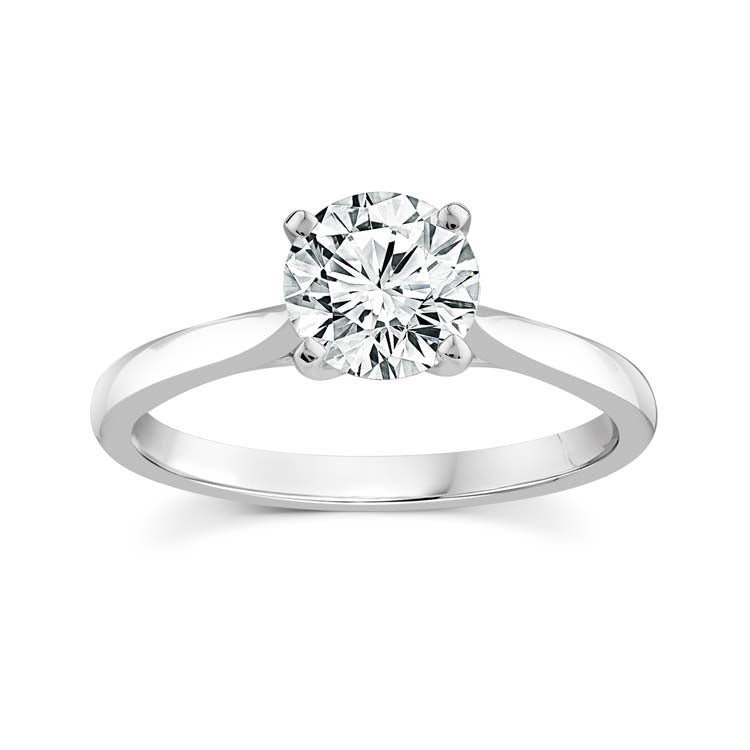 18ct White Gold 1.00ct D/VVS2 Lab Grown Diamond Solitaire Ring