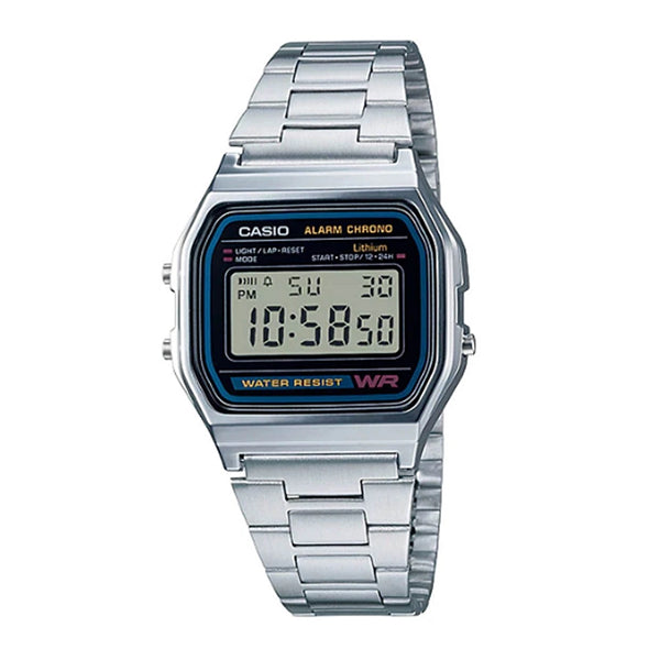 Casio Mens Grey Digital Watch A158WA-1A
