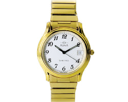 Adina Unisex Gold Plated Dress Watch