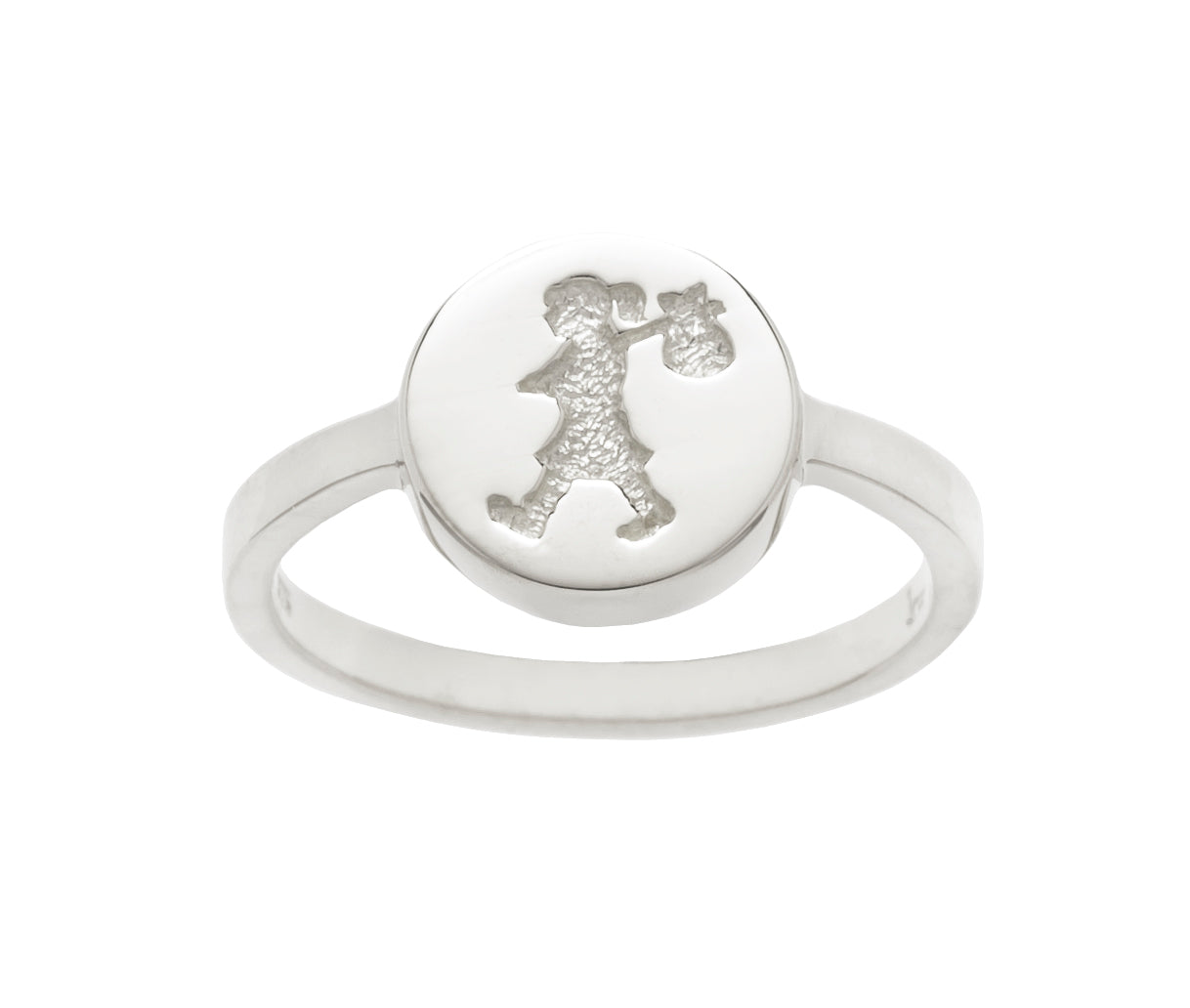 Karen Walker Sterling Silver Runaway Stamp Ring