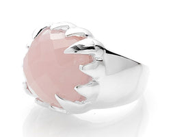 Stolen Girlfriends Club Rose Quartz Claw Ring
