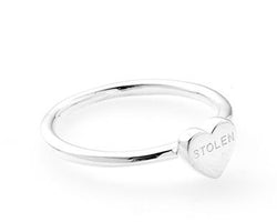 Baby Stolen Heart Ring - Size Q