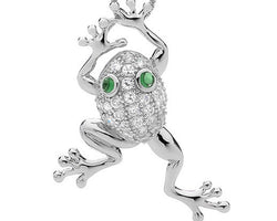 Frog Pendant Silver