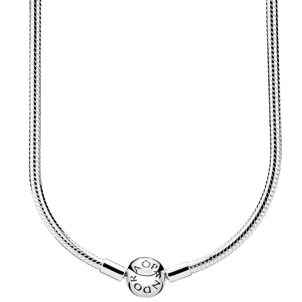 Moments Stg Necklace W Round Clasp
