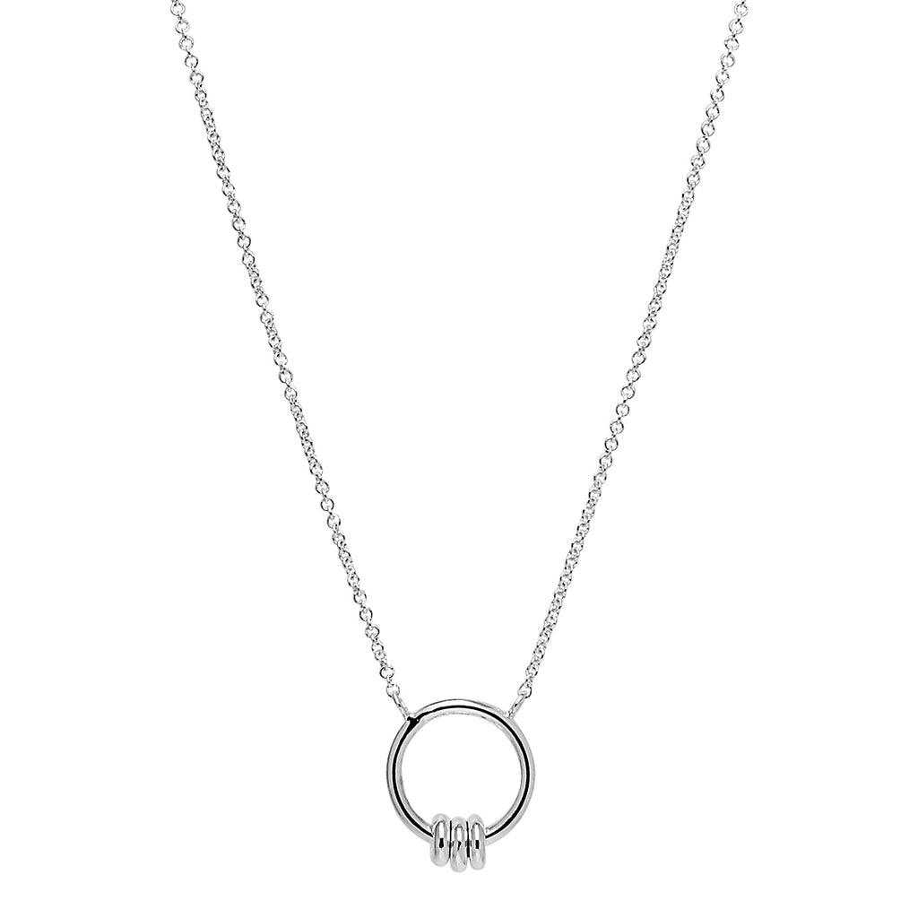 Najo Sterling Silver Ring Pendant Necklace