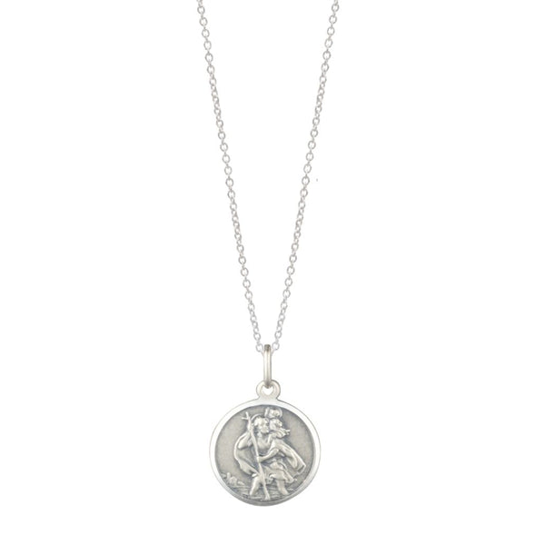 Silver St Christopher Pendant