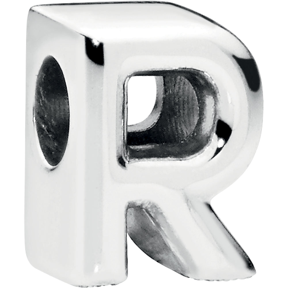 Pandora Letter R Silver Charm
