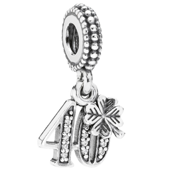 40 Years of Love Hanging Charm