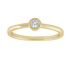 9ct Yellow Gold 0.25Ct HI/I1 Diamond Ring