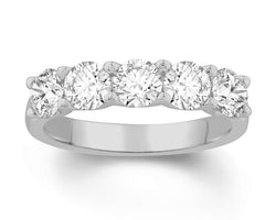 18ct White Gold Lab Grown Diamonds Ring 1.25ct