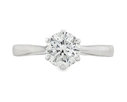18ct White Gold Solitaire Diamond Ring 1.00ct