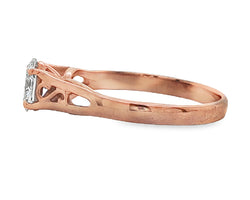 9ct Rose Gold 0.42ct Oval Lab Grown Diamond Ring F/VVS2
