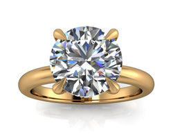 Madeleine - 18ct Yellow Gold 3.00ct Lab Grown Diamond Ring with Hidden Halo