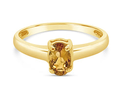 9ct Yellow Gold Citrine Ring