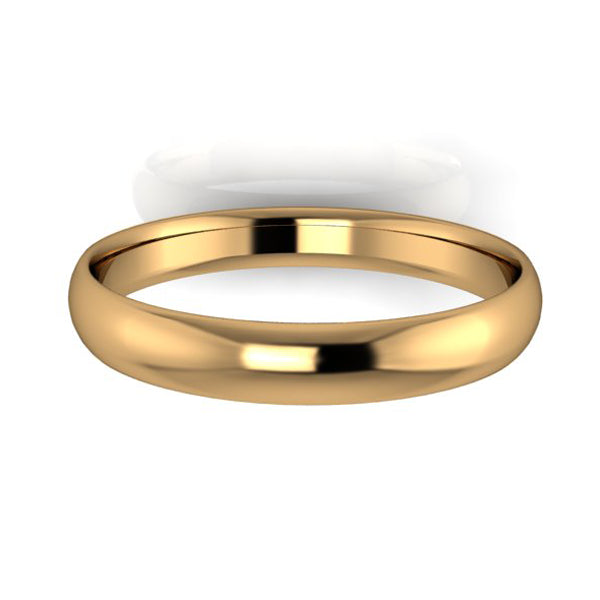 Fine Range - 9ct Yellow Gold Ladies 3mm Polished Wedding Band