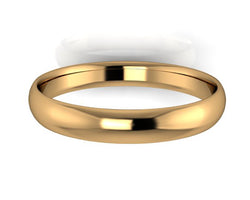 Fine Range - 9ct Yellow Gold Ladies 3mm Polished Wedding Band