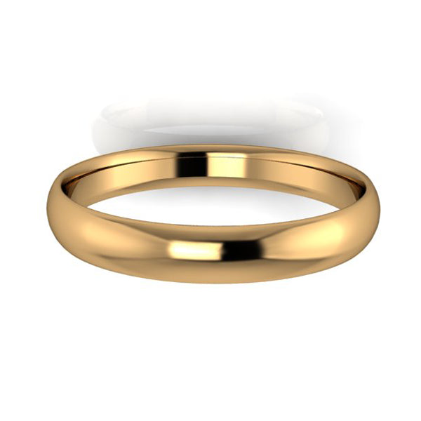 Fine Range - 9ct Yellow Gold Ladies 3mm Polished Wedding Band