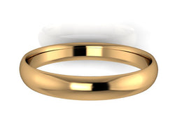 Fine Range - 9ct Yellow Gold Ladies 3mm Polished Wedding Band