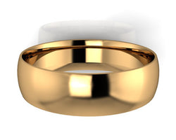 Fine Range - 9ct Yellow Gold Gents 6mm Polished Wedding Band
