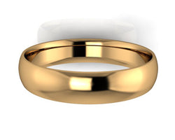 Fine Range - 18ct Yellow Gold Ladies 4mm Polished Wedding Band