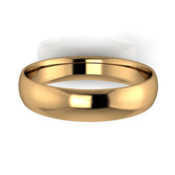 Fine Range - 18ct Yellow Gold Ladies 4mm Polished Wedding Band