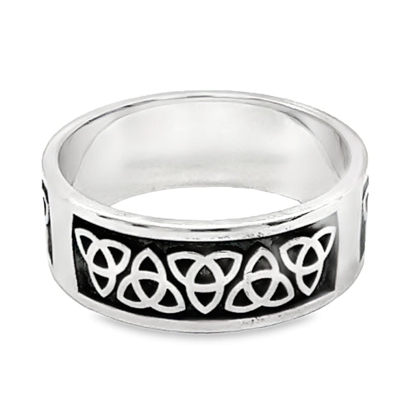 Sterling Silver Celtic Triquetra Knot Wedder