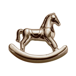 Stow - 9ct Rose Gold Rocking Horse