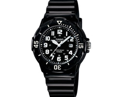 Casio 100m Water Resistant Analogue Watch - Black