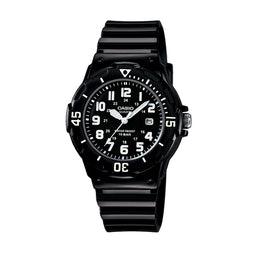 Casio 100m Water Resistant Analogue Watch - Black