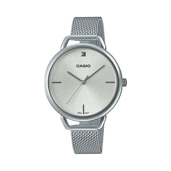 Casio Ladies Analogue Stainless Steel Watch