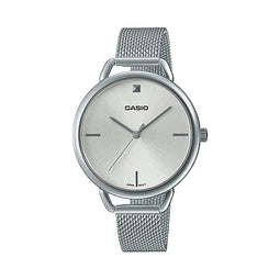 Casio Ladies Analogue Stainless Steel Watch