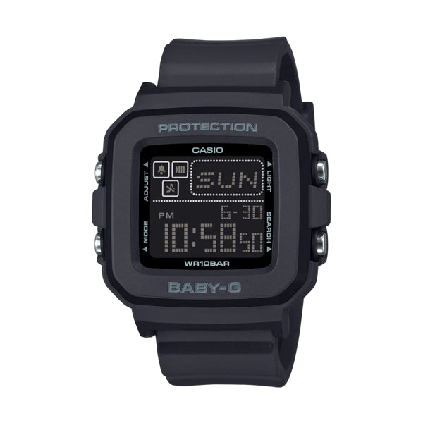 Baby-g Black Square Watch in Black BGD10-1D