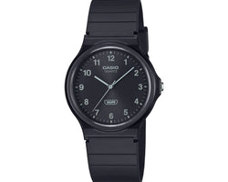 Casio Analogue, Black Resin Band, Water Resistant