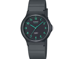 Casio Analogue, Black Resin Band, Water Resistant